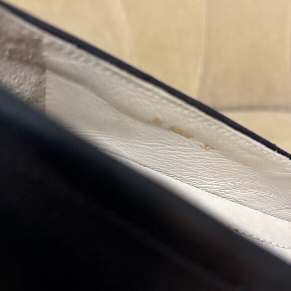 Auth PRADA SPORT Women's Linea Rossa Navy Leather Slip-on Sneakers - Picture 6 of 7